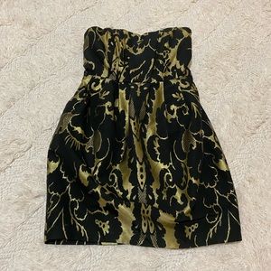 H&M sweetheart neckline bubble mini dress